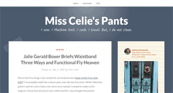 Desktop Screenshot of missceliespants.com